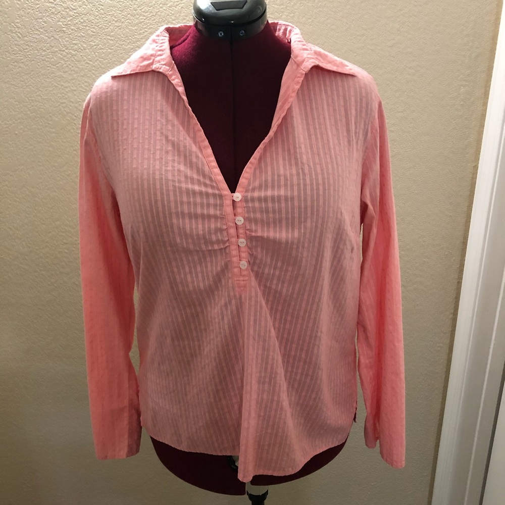 Peach Colored Cotton Shirt
